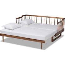 barrett dark brown twin bed   