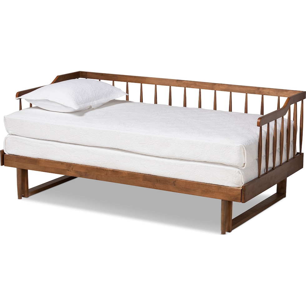 barrett dark brown twin bed   