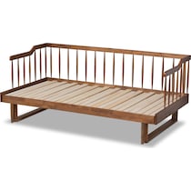 barrett dark brown twin bed   