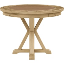 barrett light brown gaming table   