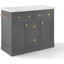 bartlett gray kitchen island   