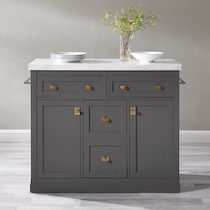 bartlett gray kitchen island   