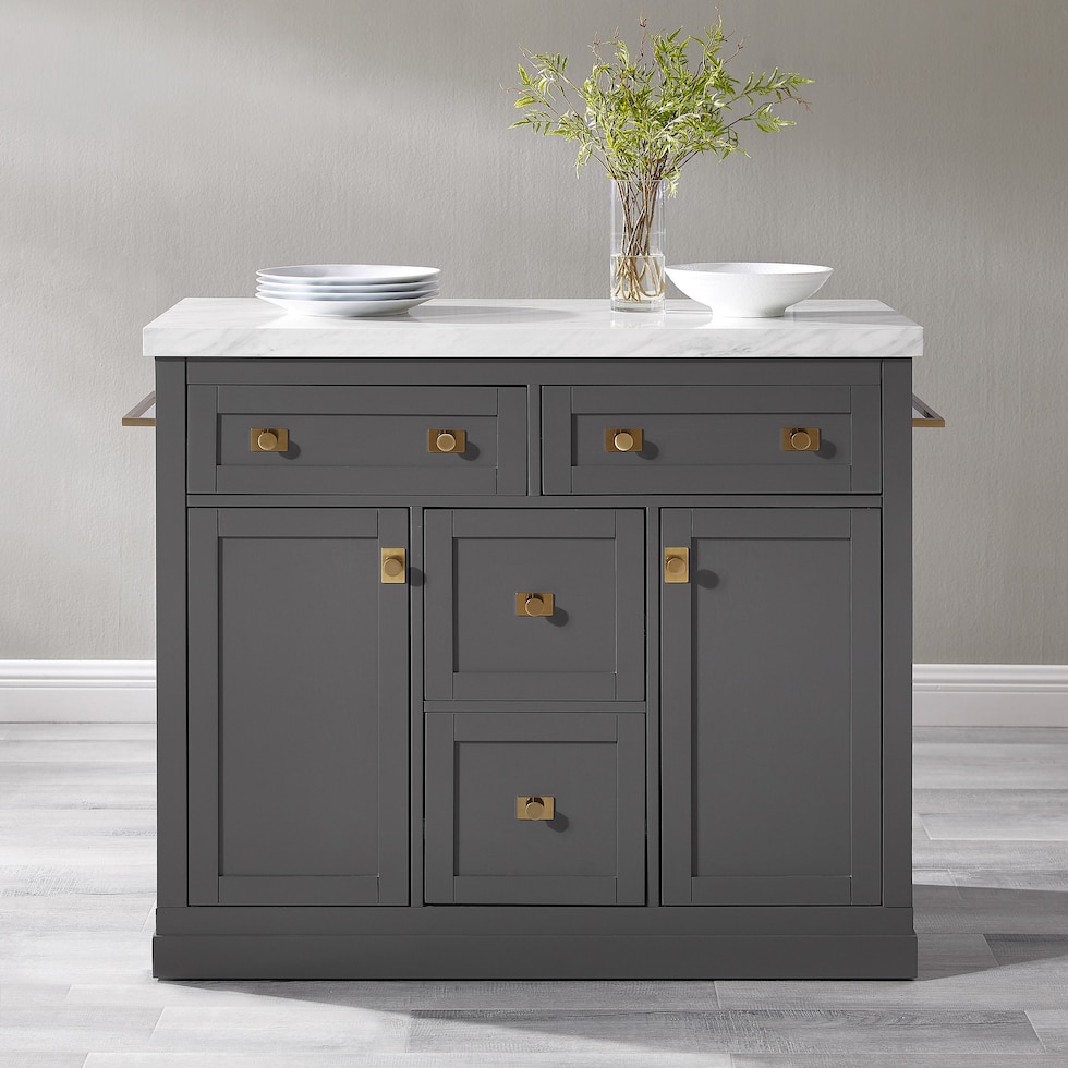 bartlett gray kitchen island   