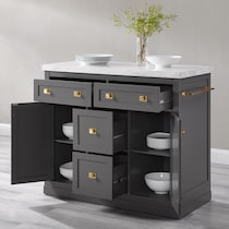 bartlett gray kitchen island   