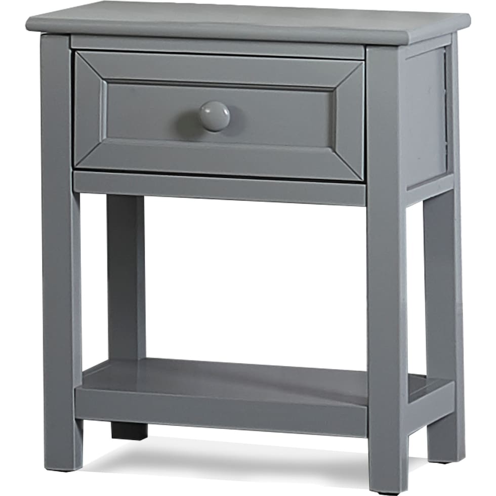 bartly gray nightstand   