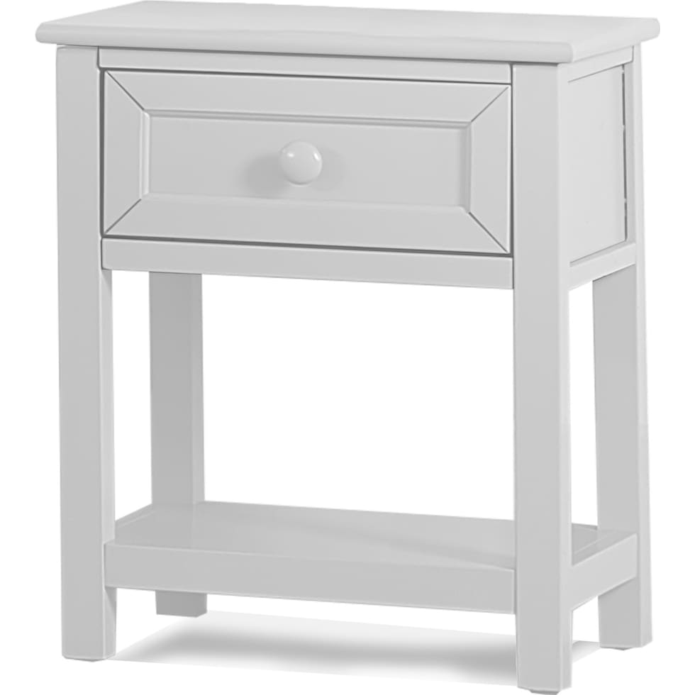 bartly white nightstand   