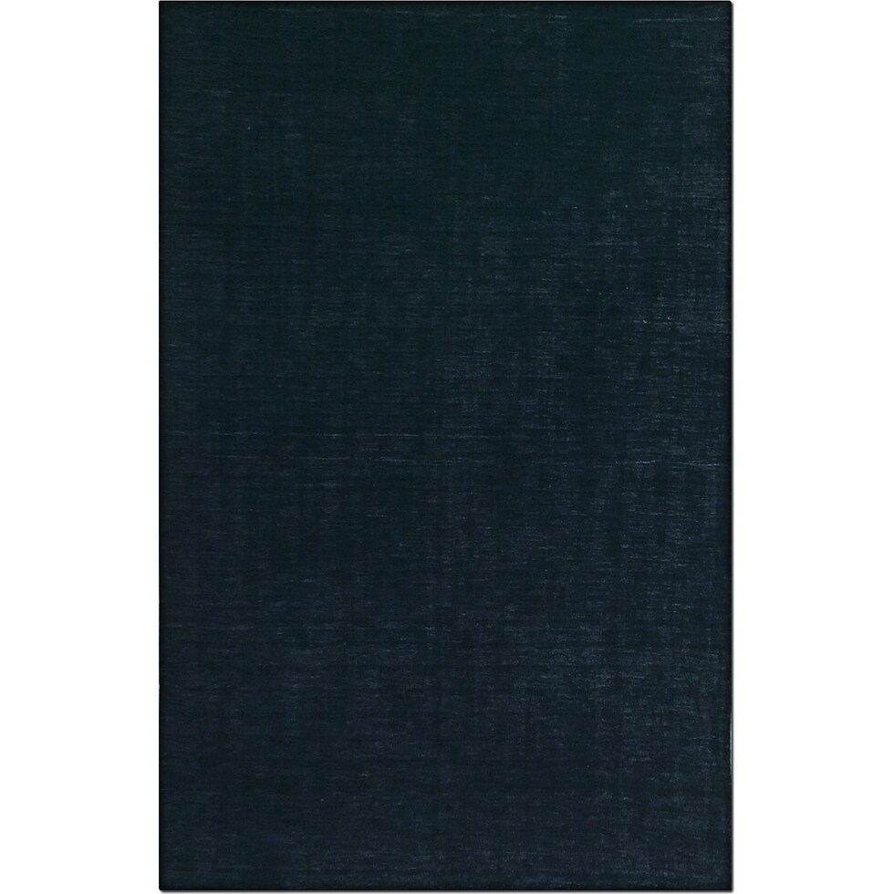 basics black black area rug ' x '   