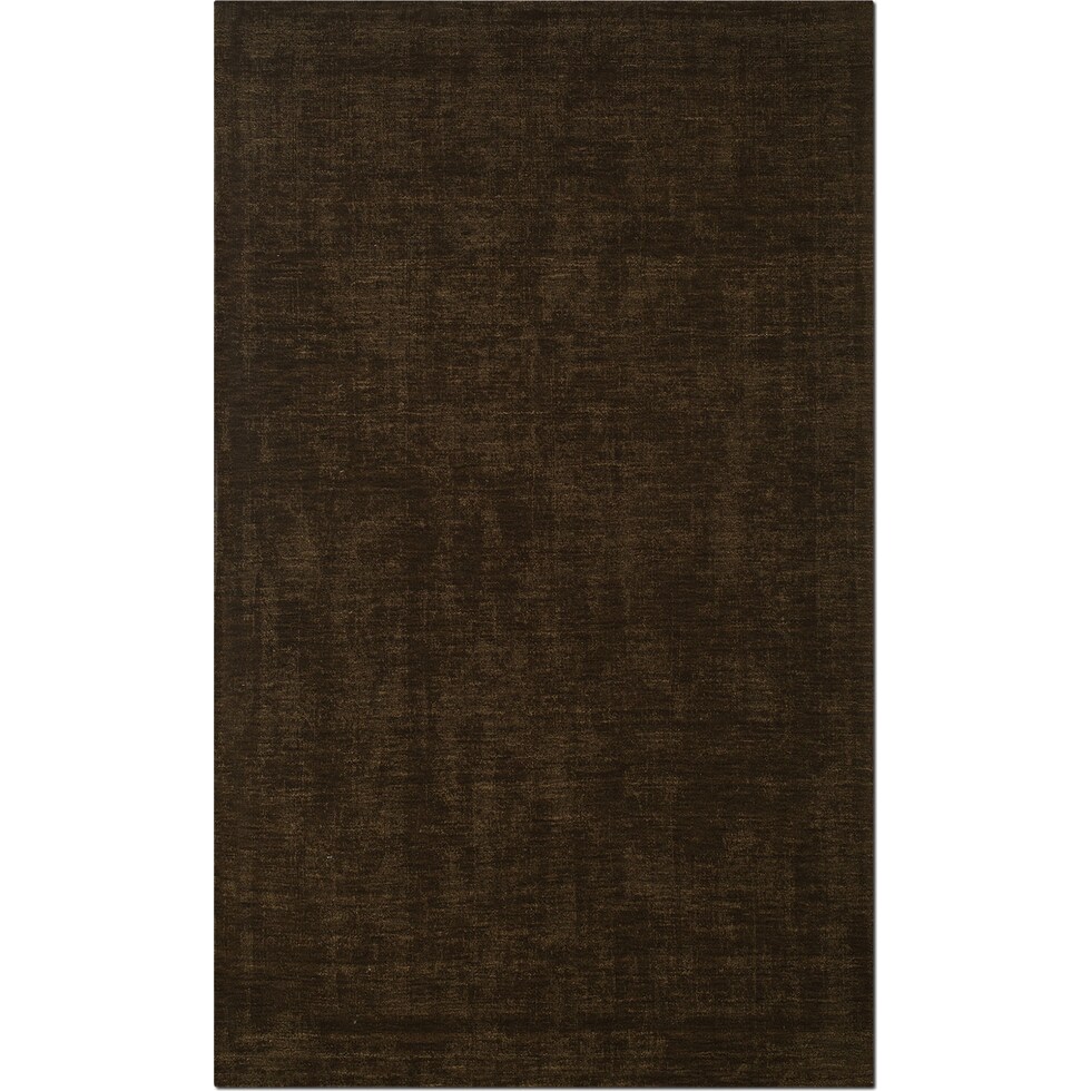 basics brown medium brown area rug ' x '   