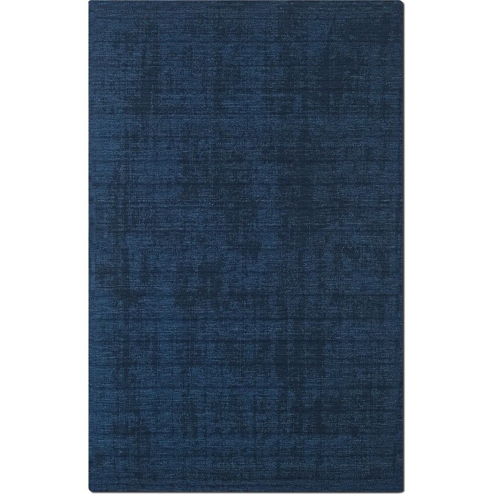 basics dark blue blue area rug ' x '   