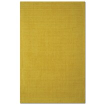 basics yellow yellow area rug ' x '   