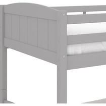 bassel gray twin over twin bunk bed   