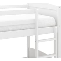 bassel white twin over twin bunk bed   