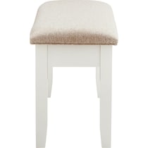 bassett white bench   