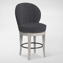 bates gray counter height stool   