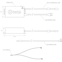 battery pack dimension schematic   