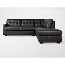 battstone gray sectional   
