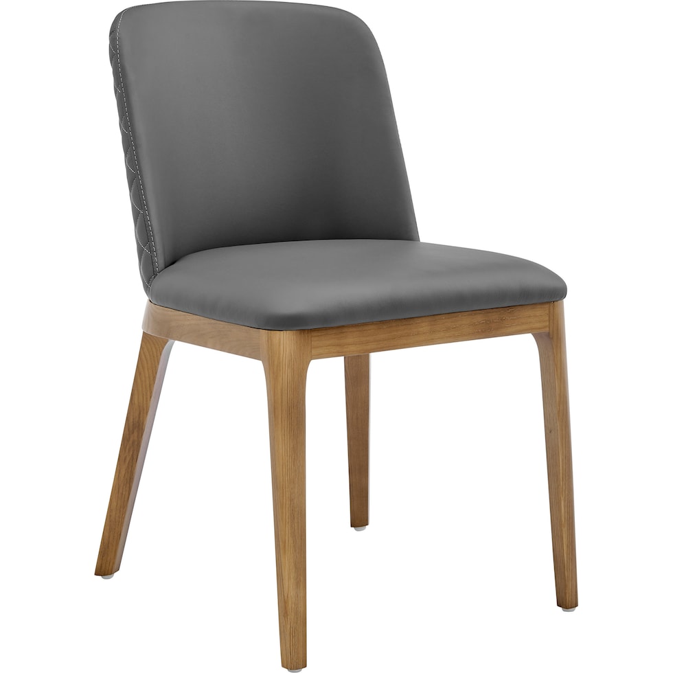 baxley gray dining chair   