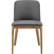 baxley gray dining chair   