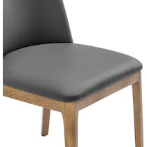 baxley gray dining chair   