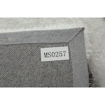 bayou black white gray area rug  x    