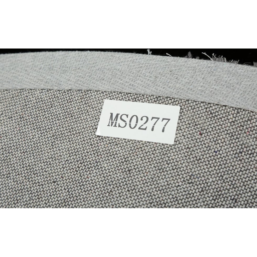 bayou black white gray area rug  round   