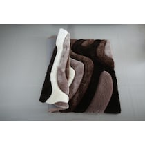 bayou brown beige dark brown area rug  x    
