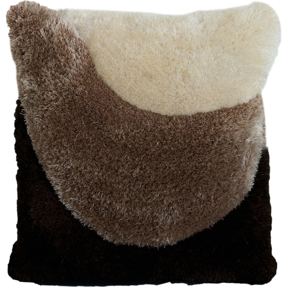bayou dark brown  pc accent pillows   