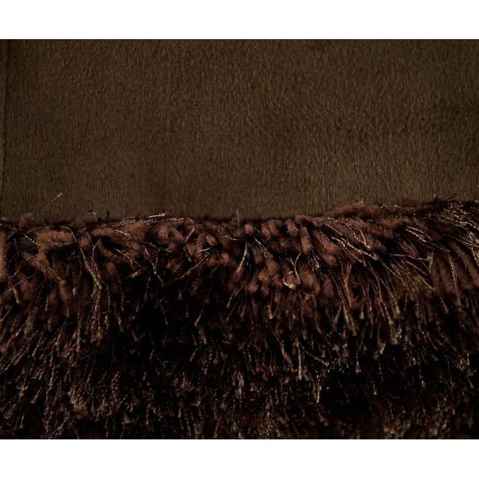 bayou dark brown  pc accent pillows   