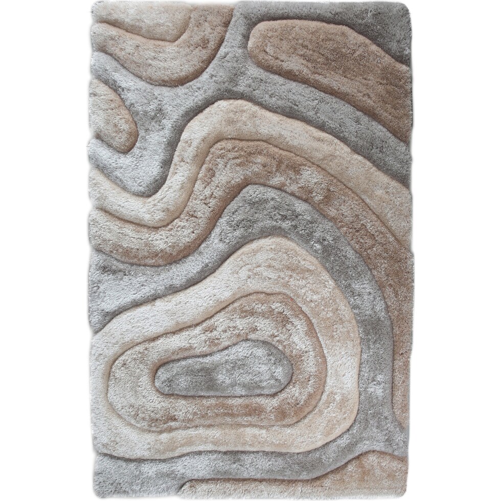 bayou gray brown beige area rug  x    