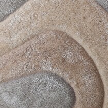 bayou gray brown beige area rug  x    