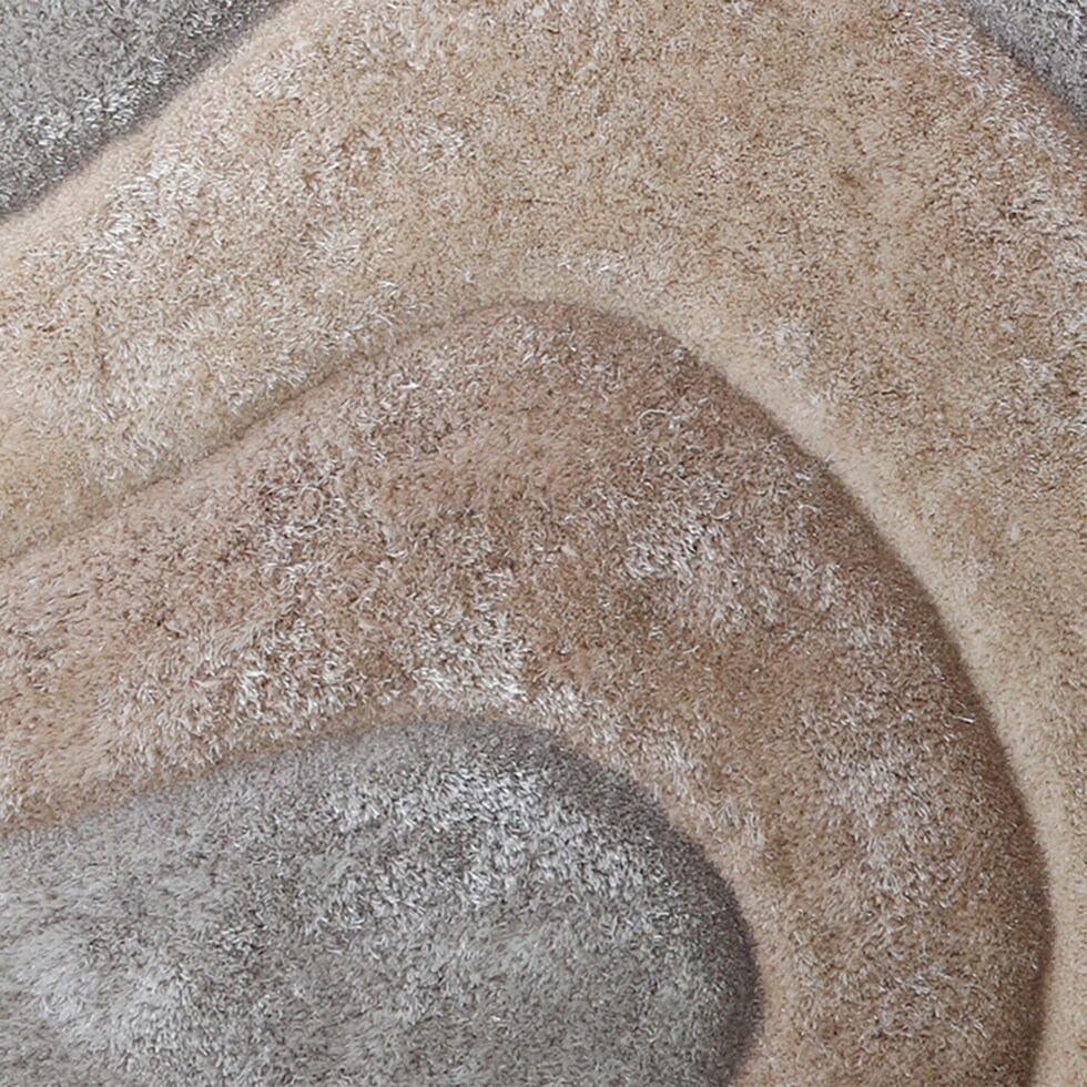 bayou gray brown beige area rug  x    