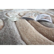 bayou gray brown beige rug   