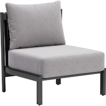 bayport gray outdoor chair   