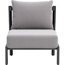 bayport gray outdoor chair   