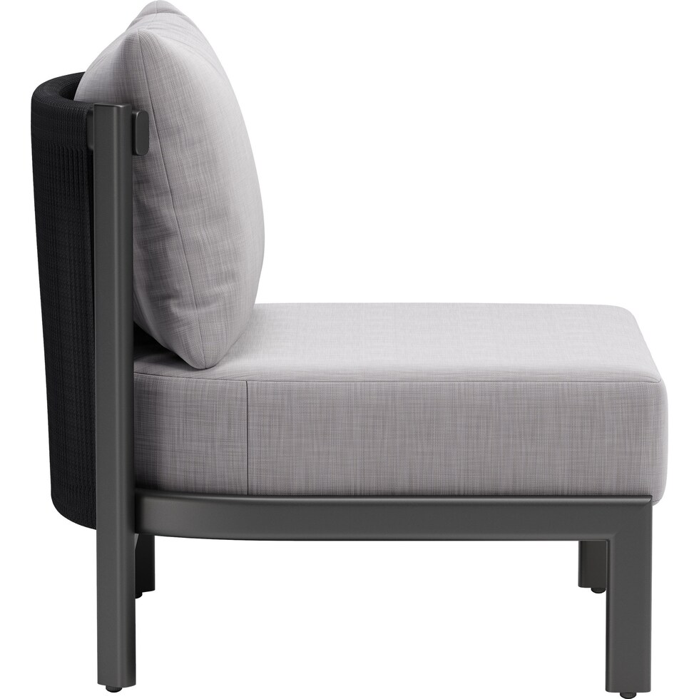 bayport gray outdoor chair   