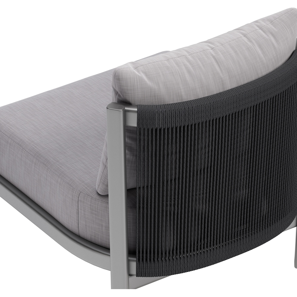 bayport gray outdoor chair   
