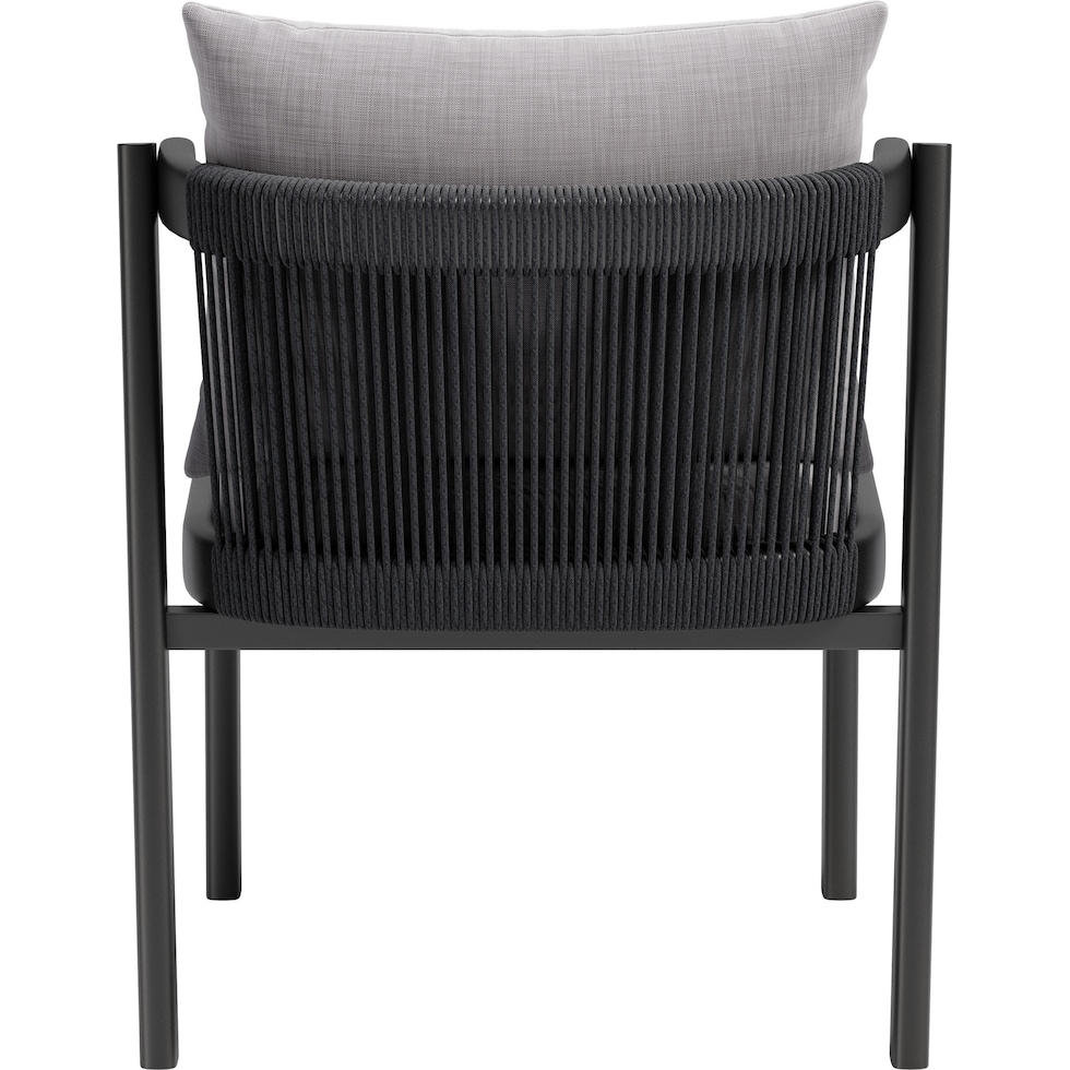 bayport gray outdoor dining chair   