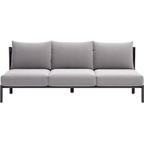 bayport gray outdoor sofa   