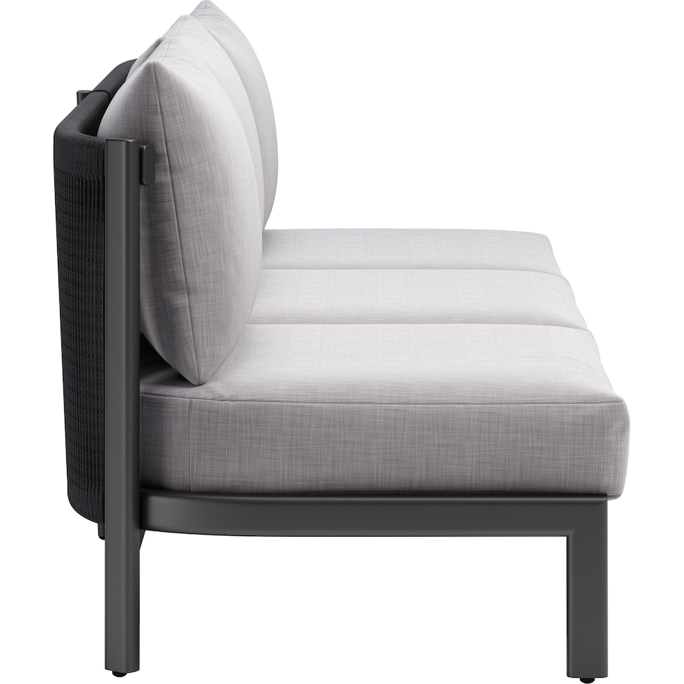 bayport gray outdoor sofa   