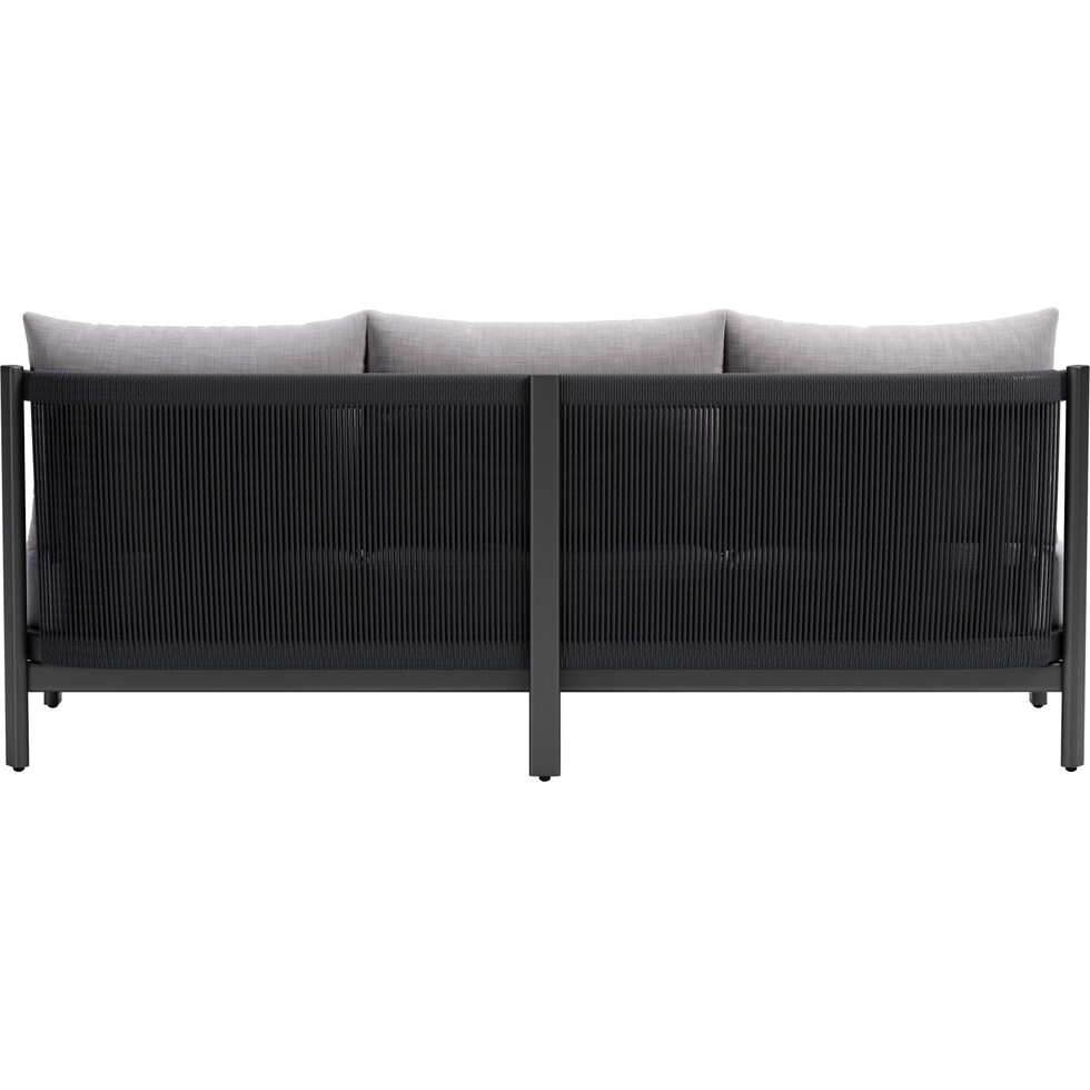 bayport gray outdoor sofa   