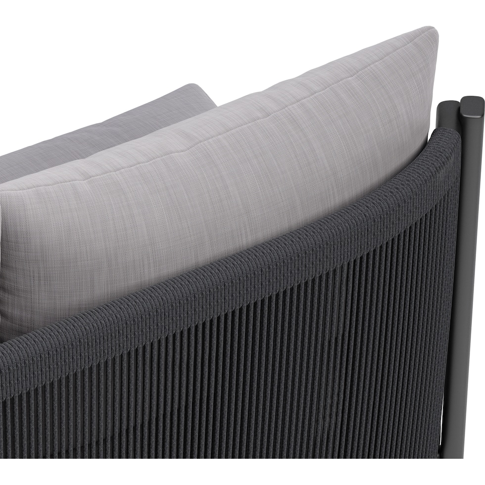 bayport gray outdoor sofa   