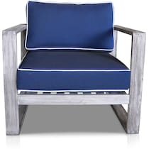 beach club blue outdoor chair   