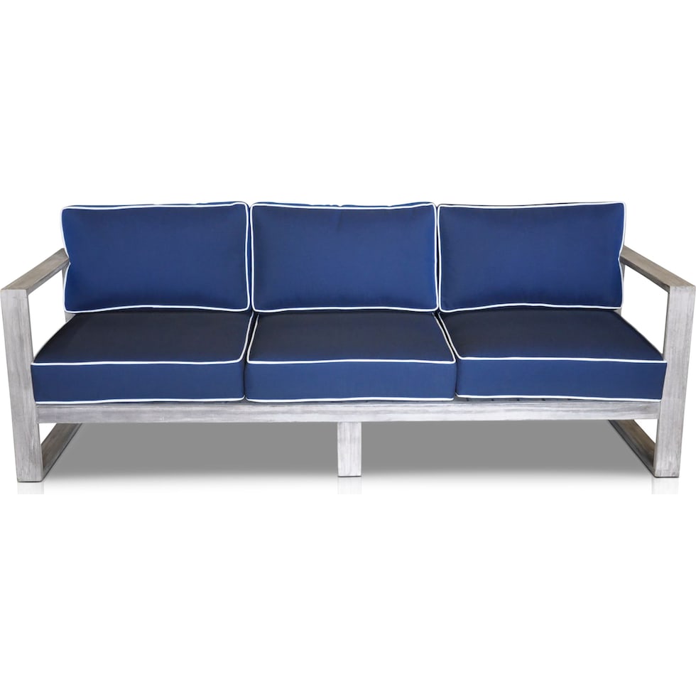 beach club blue outdoor sofa   