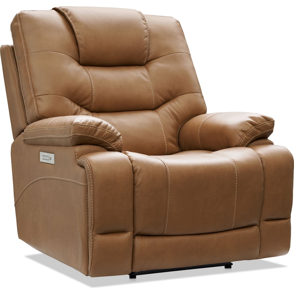 beacon dark brown recliner   