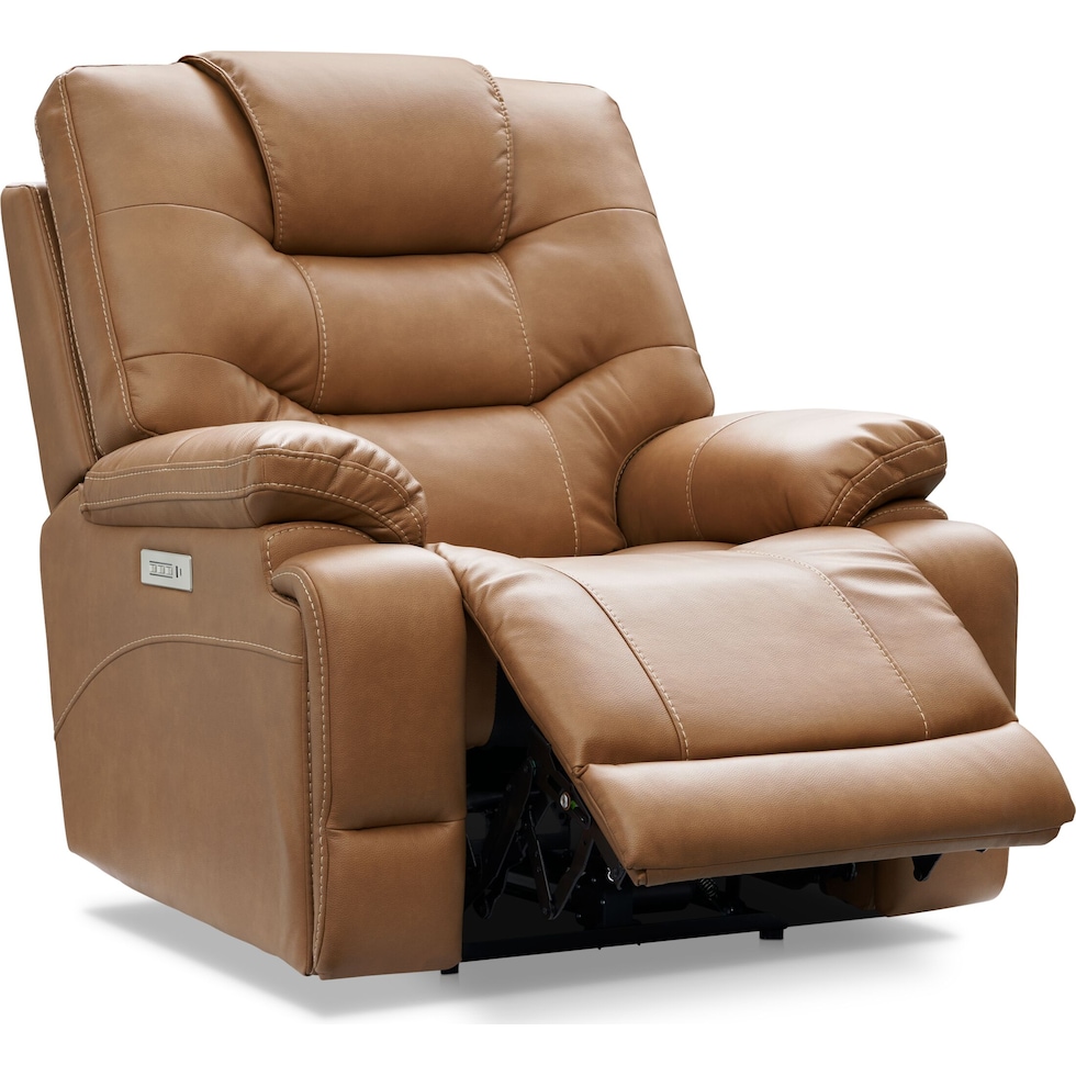 beacon dark brown recliner   