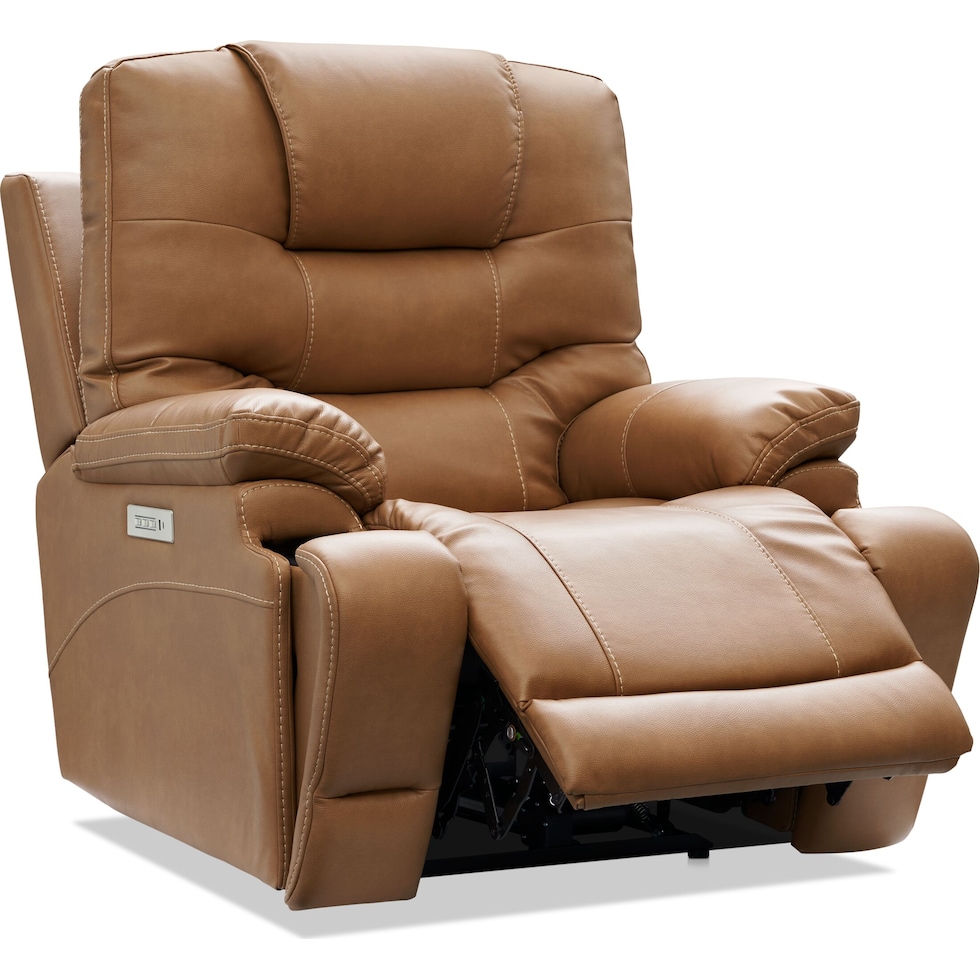 beacon dark brown recliner   