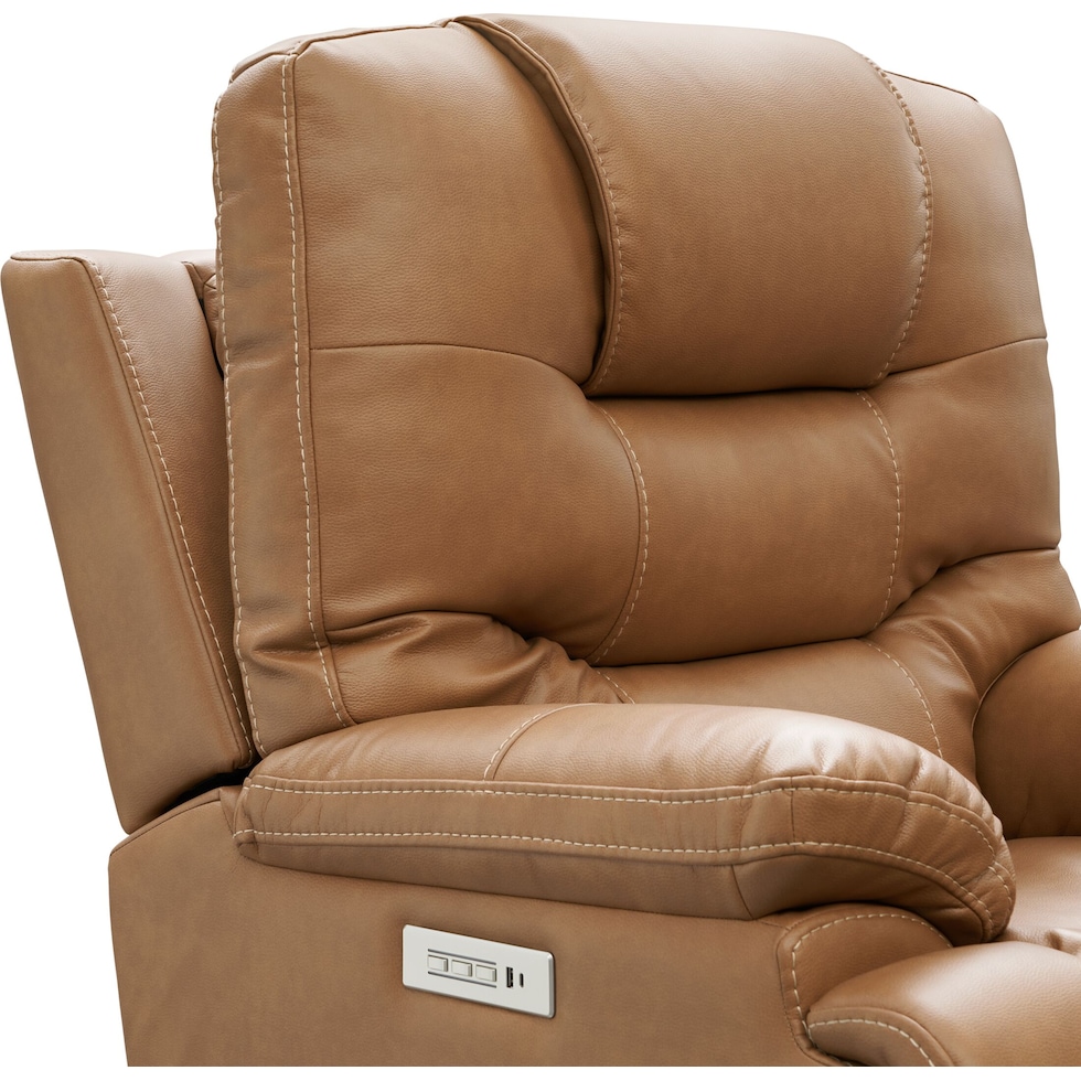 beacon dark brown recliner   