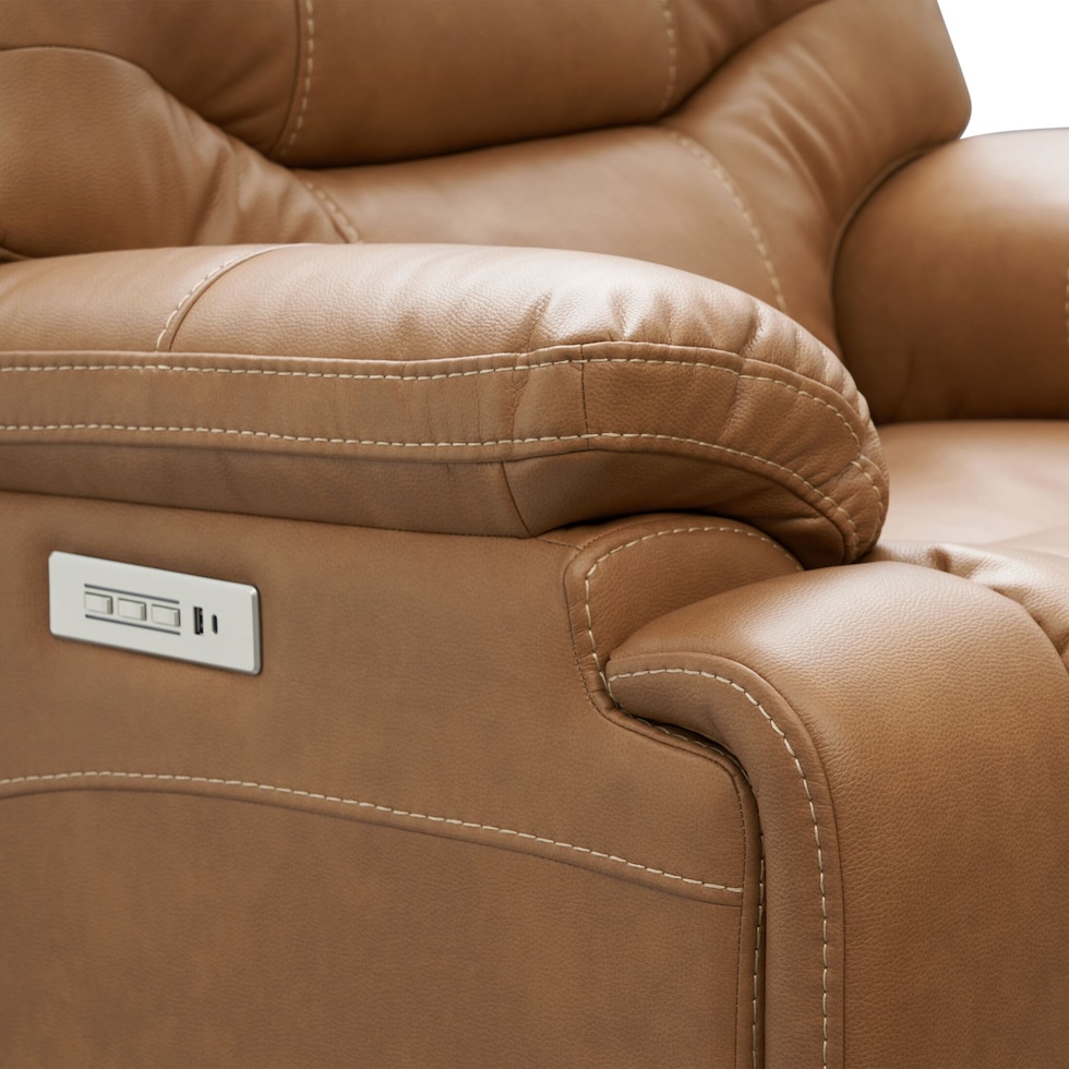 beacon dark brown recliner   