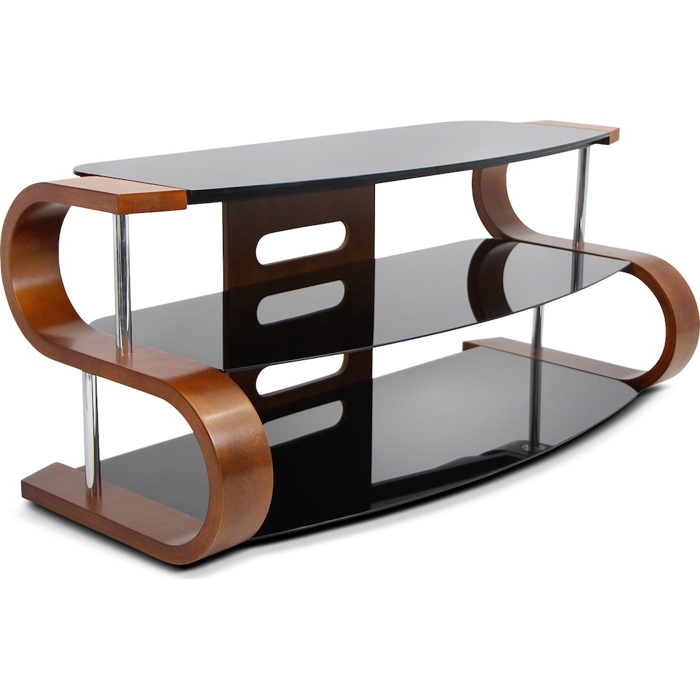 beacon dark brown tv stand   