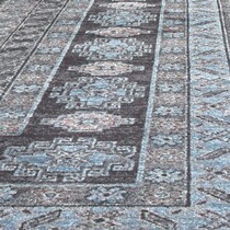 beah blue area rug ' x '   